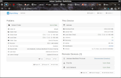 Syncthing Web UI